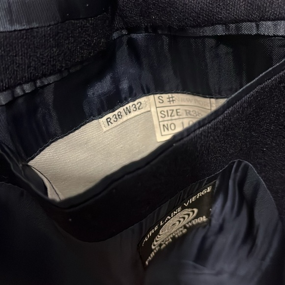 Yves St. Germaine Paris Navy Blue Wool Blazer - Picture 9 of 9